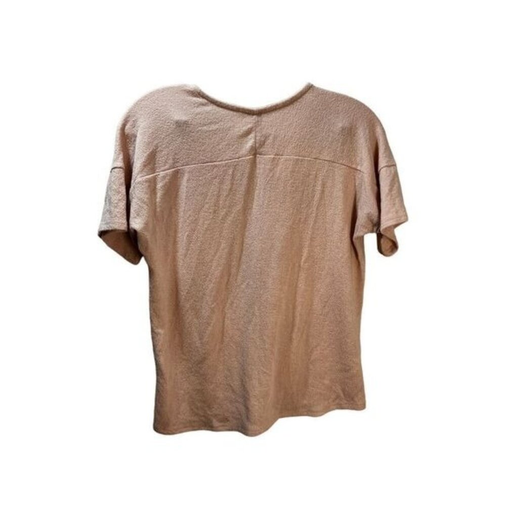 T-shirt Twist Hem Drop Shoulder Tee Small - Picture 2 of 5